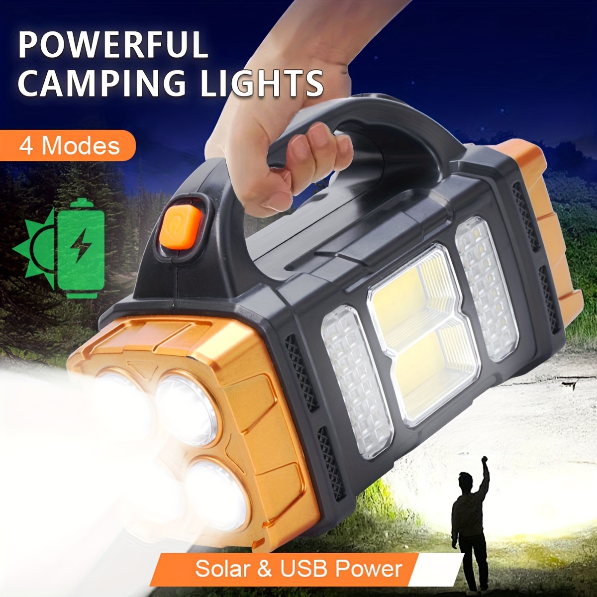 Outdoor Lighting Lumen - Nueva Linterna LED Solar Recargable de