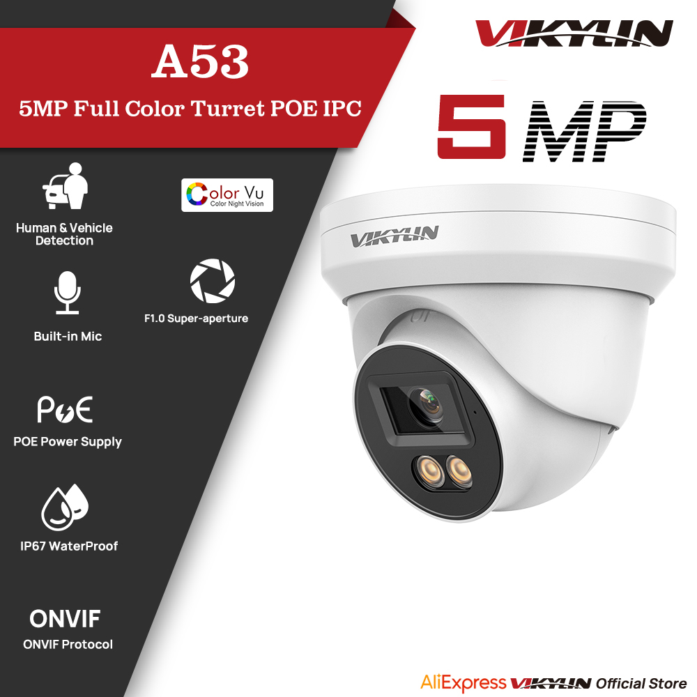 Outdoor Lighting Mains Powered - Cámara de Seguridad IP VIKYLIN de