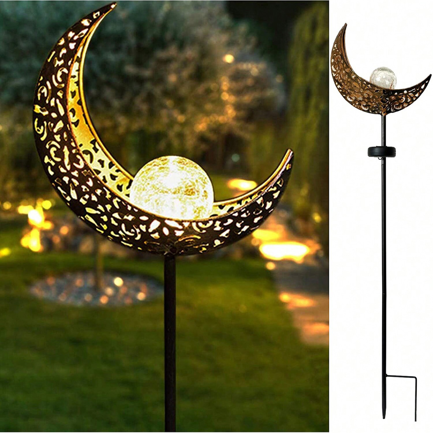 Luces solares de jardín para d - Outdoor Lighting Unique reseña y precio
