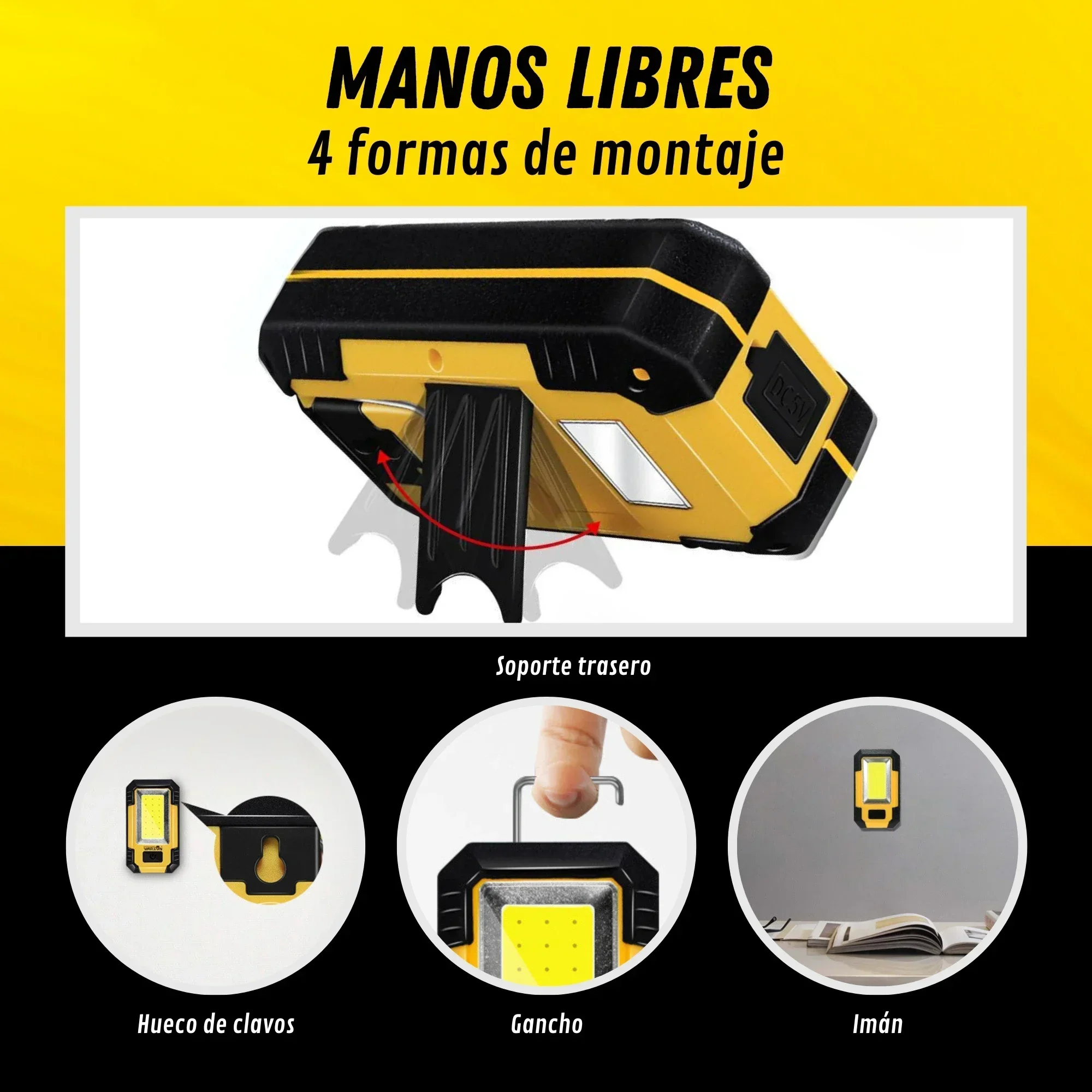 Linterna de Trabajo Recargable - Outdoor Lighting Lumen reseña y precio