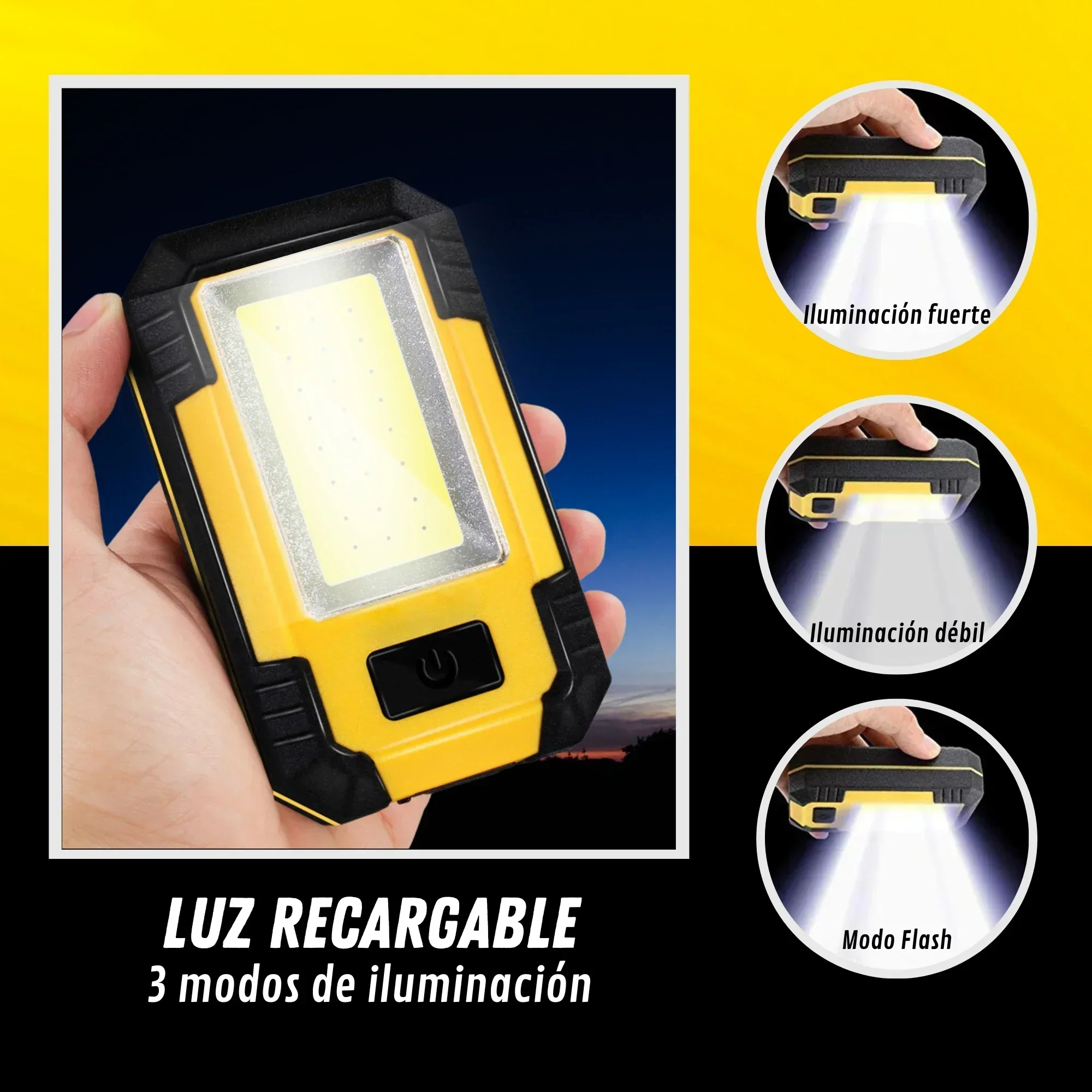 Linterna de Trabajo Recargable - Outdoor Lighting Lumen reseña y precio