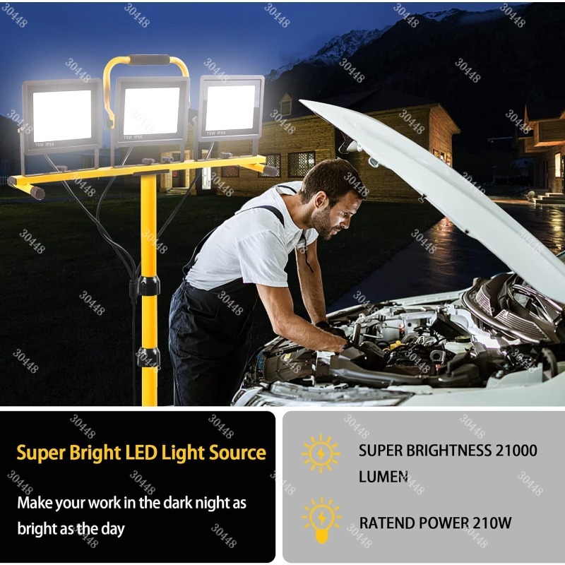 Luz de trabajo LED, reflector  - Outdoor Lighting Mains Powered reseña y precio