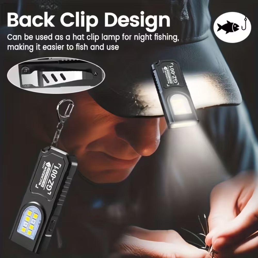 Mini linterna LED COB con llav - Outdoor Lighting Lumen reseña y precio
