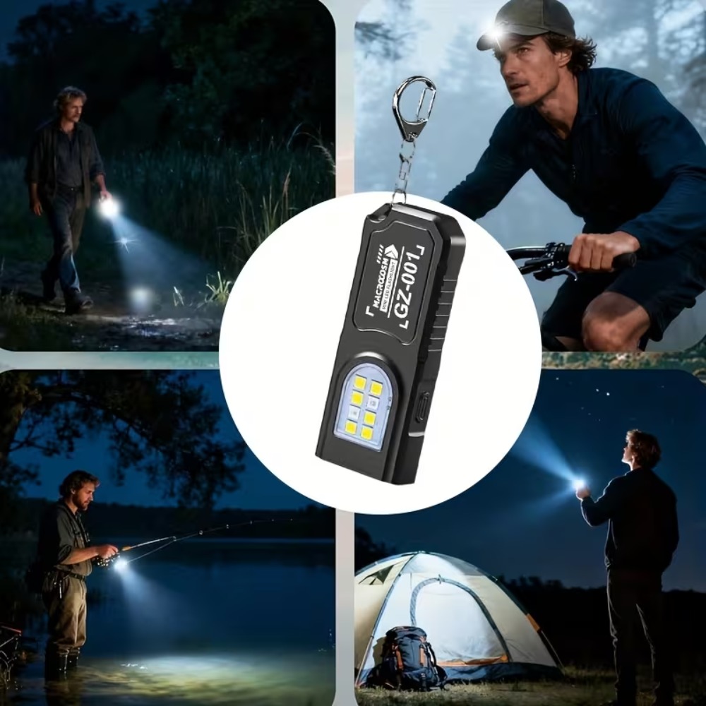 Mini linterna LED COB con llav - Outdoor Lighting Lumen reseña y precio